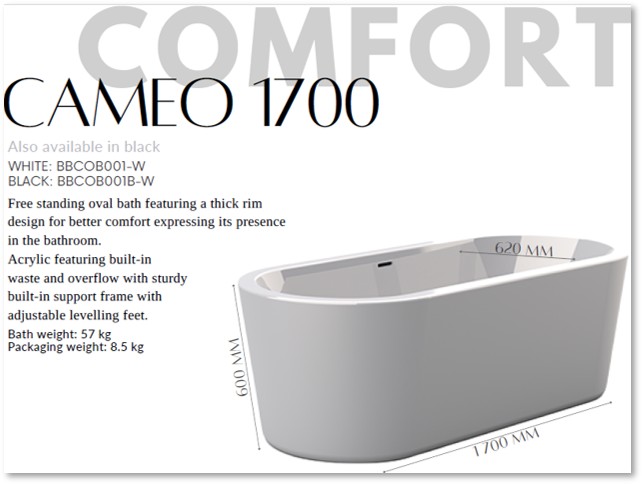 Free standing Bathtub